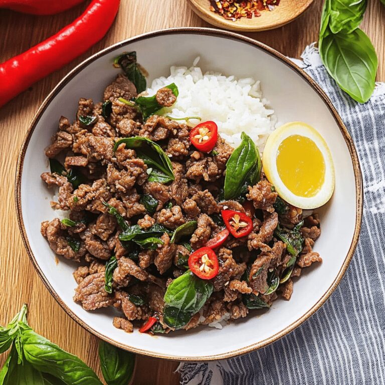 Spicy Thai Basil Beef (Pad Kra Pao) Recipe