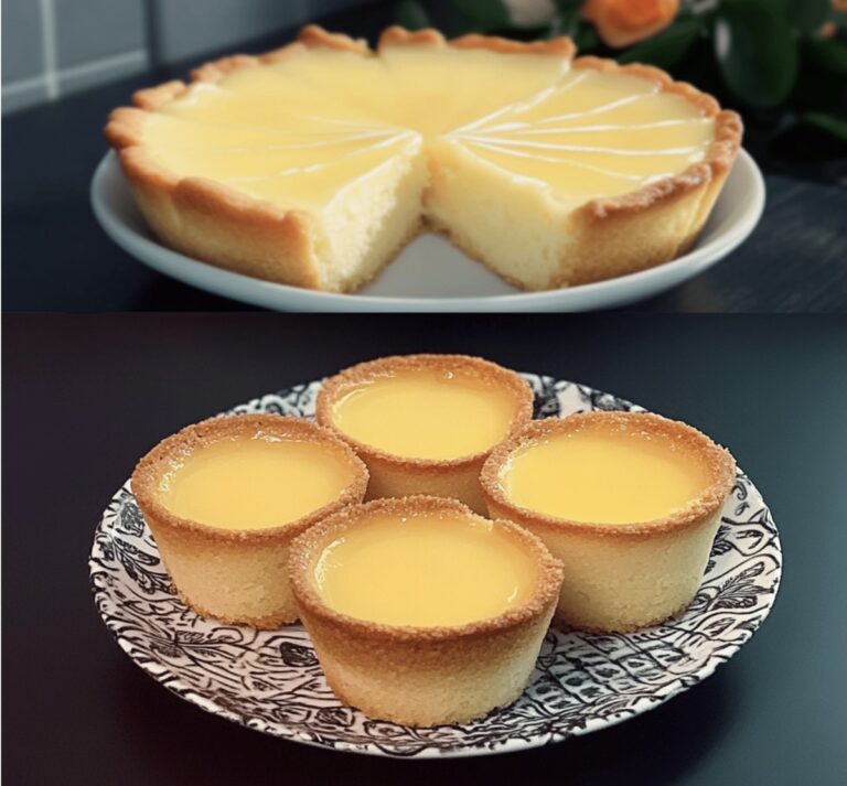 Silky Lemon Custard Cake Recipe