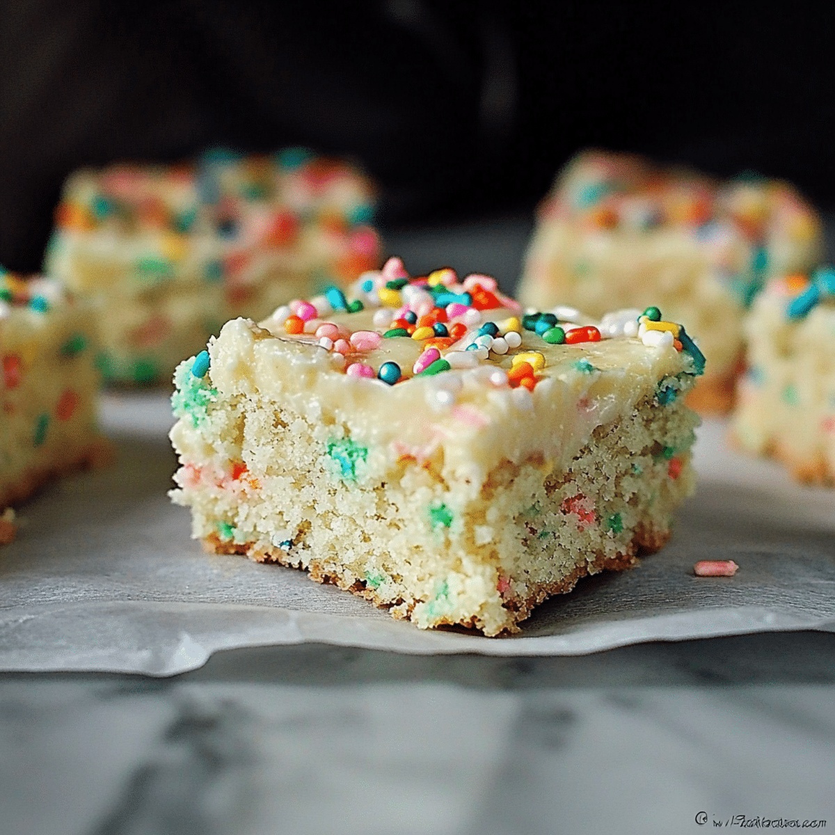 Cream Cheese Funfetti Bars Recipe