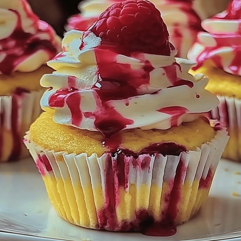Luscious Lemon Raspberry Swirl Cheesecake Cups Recipe