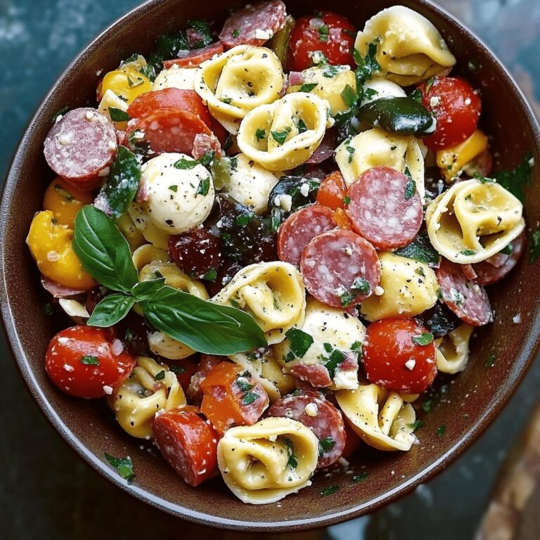 Salami-Mozzarella Tortellini Pasta Salad Recipe