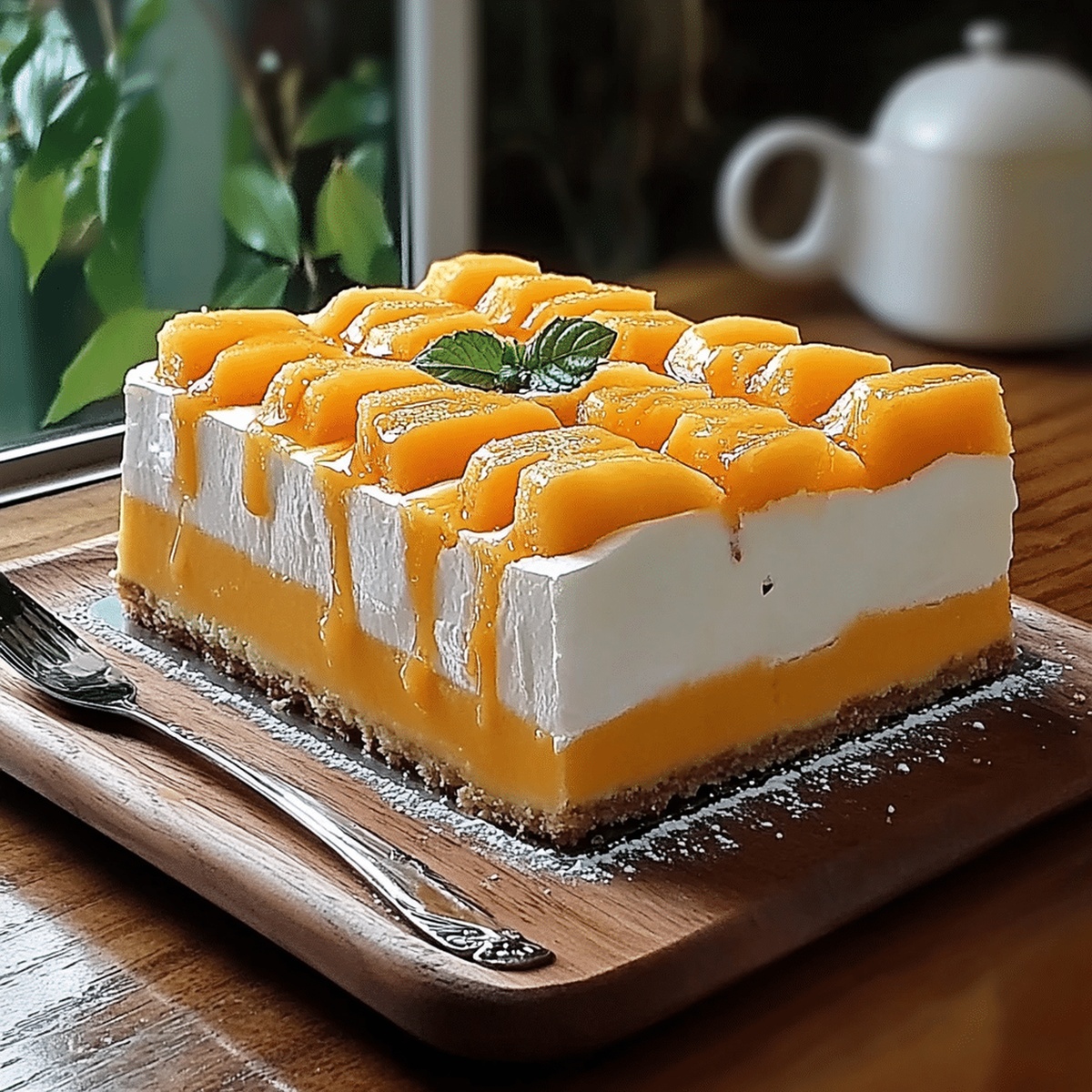 Mango Tango Cheesecake Cake Recipe