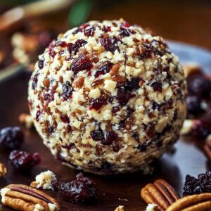 Cranberry Pecan Cheese Ball Recipe