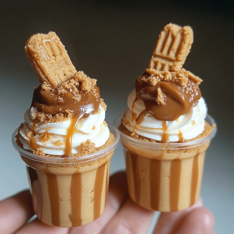 Mini Cookie Butter Shooter Cups Recipe
