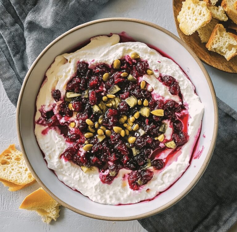 Cranberry Whipped Feta Dip Recipe