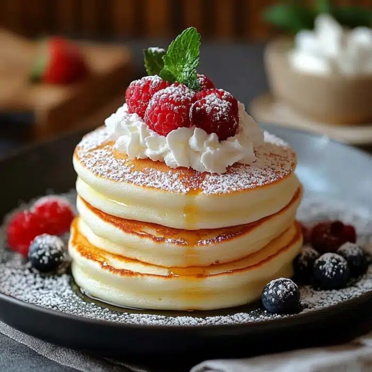 Airy Japanese Souffle Pancakes Recipe
