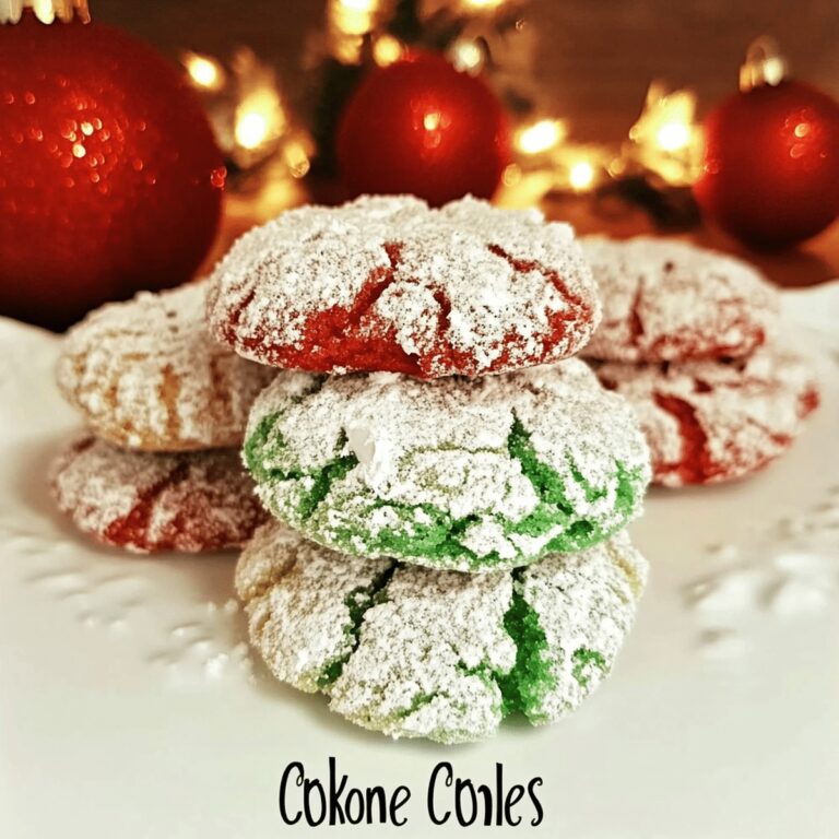 Christmas Crinkle Cookies Recipe