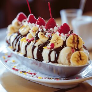 Dreamy Banana Split Sundae Recipe