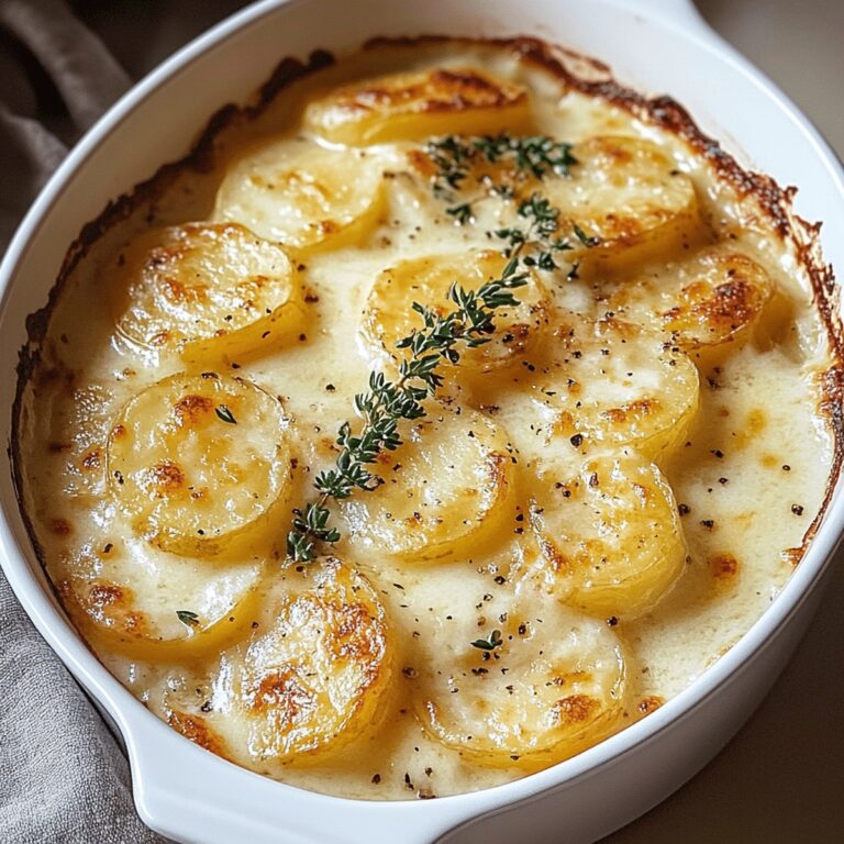 Cheesy Au Gratin Potatoes Recipe