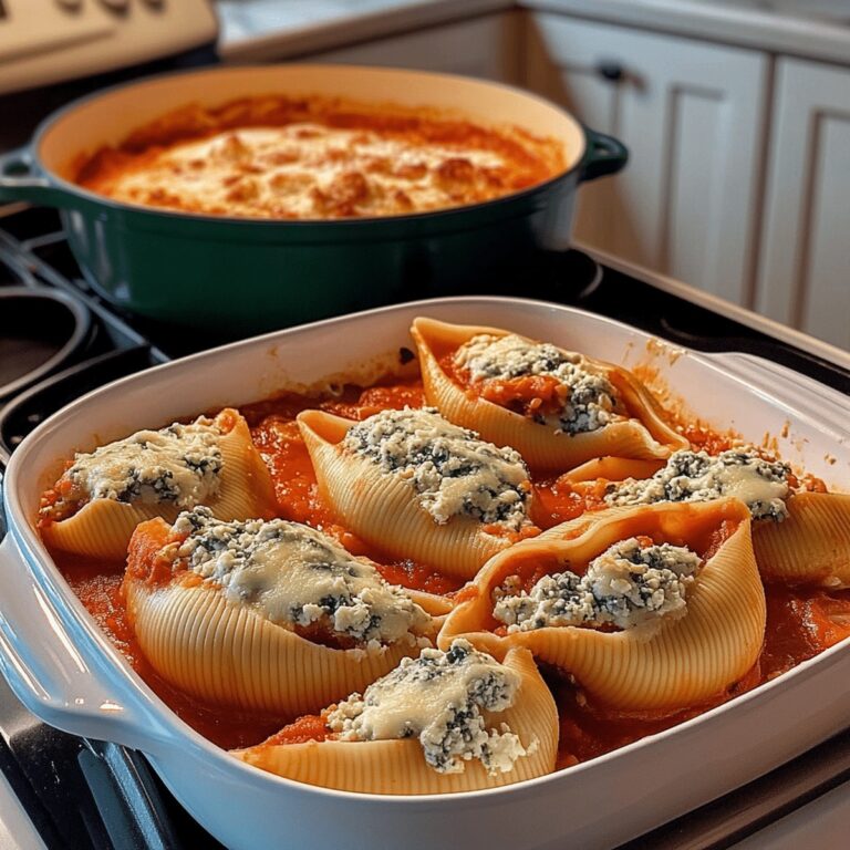 Cheesy Italian Stuffed Shells Recipe