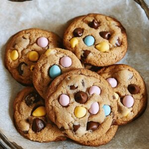 Irresistible Mini Egg Thick Chocolate Chip Cookies Recipe