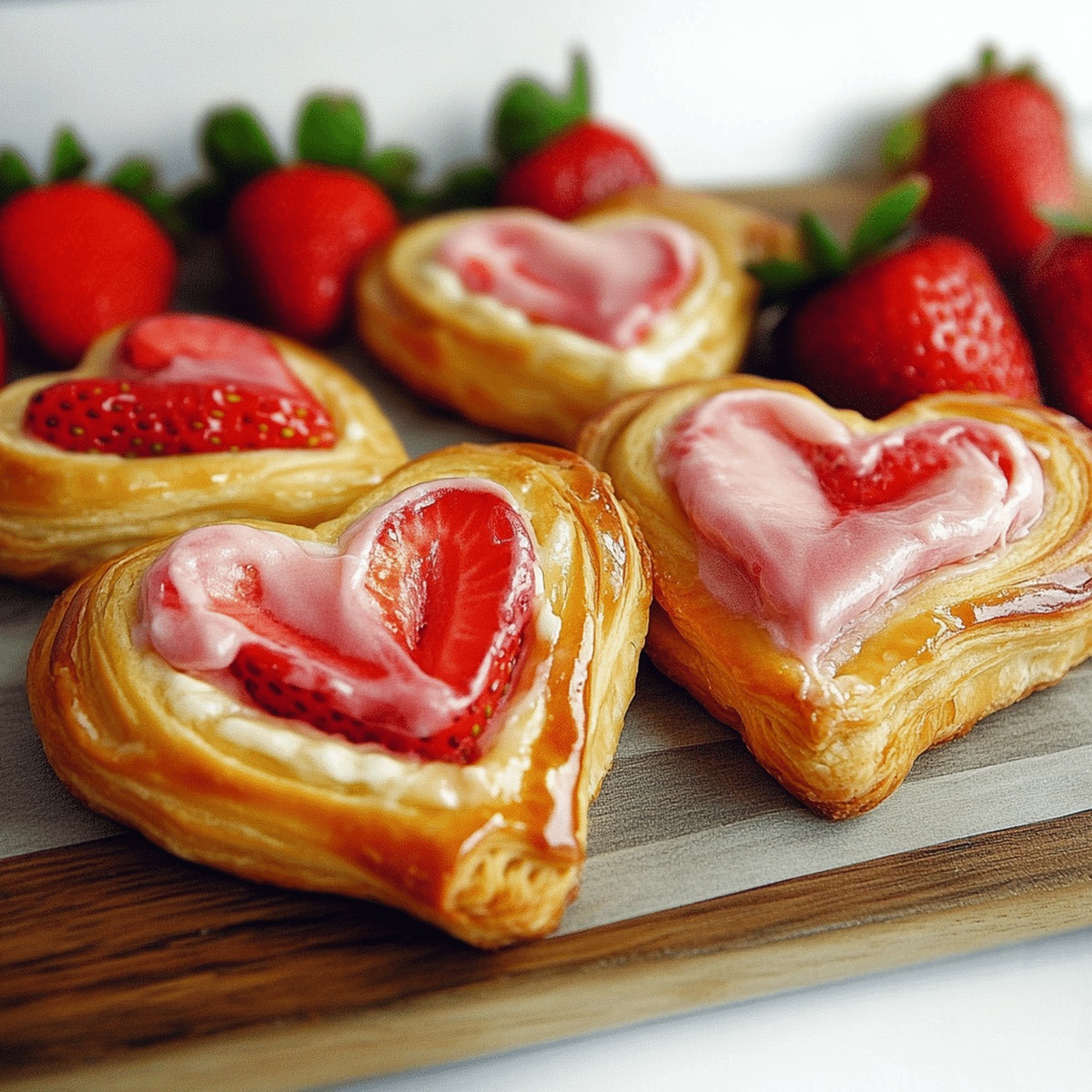 Heavenly Cream Cheese Heart Danishes Recipe