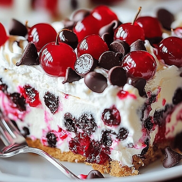 Cherry Chocolate Chip Poke Cake Recipe