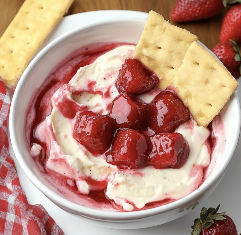 Dreamy Strawberry Cheesecake Dip Recipe