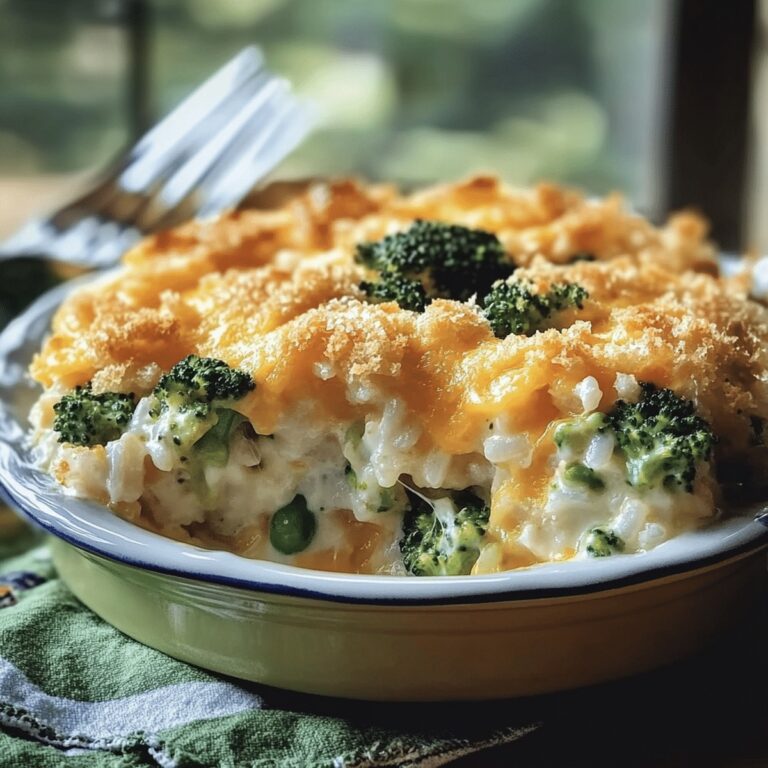 Cheesy Chicken Broccoli And Rice Casserole Recipe
