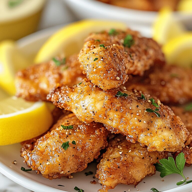 Crispy Lemon Pepper Chicken Tenders Recipe