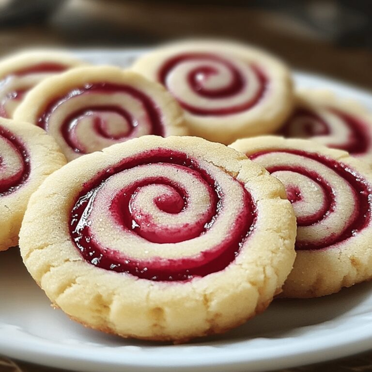 Raspberry Swirl Shortbread Cookies Recipe