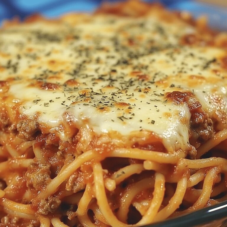 Baked Cream Cheese Spaghetti Casserole Recipe