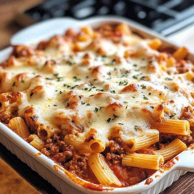 Baked Ziti With Ground Beef And Ricotta Recipe