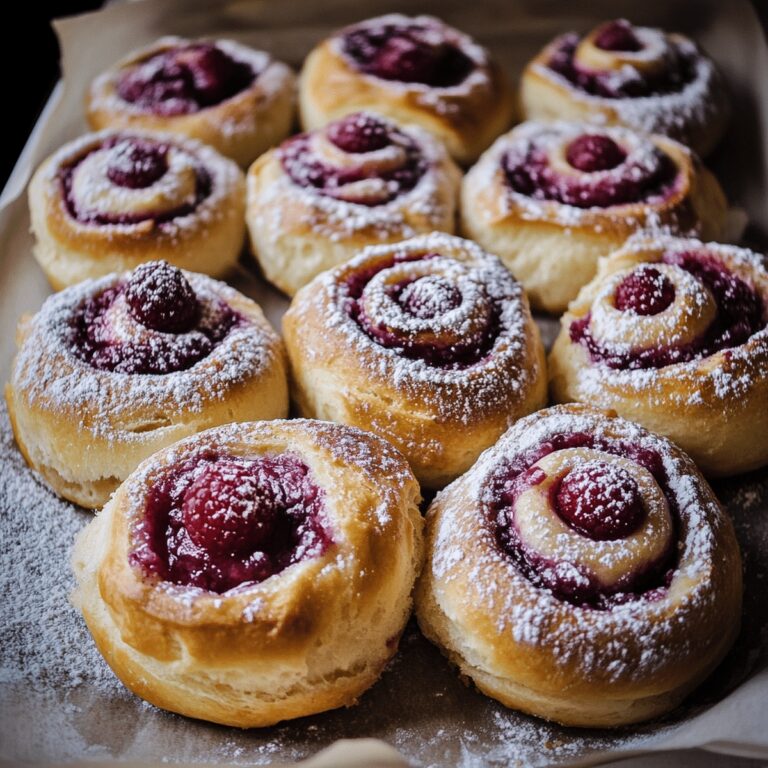 Dreamy Raspberry Custard Buns Recipe
