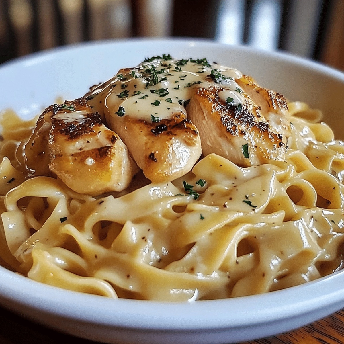 Chicken With Buttered Noodles Recipe
