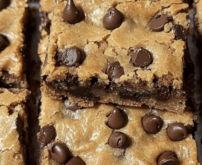Lazy Chocolate Chip Cookie Bars Recipe