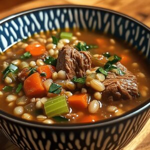 Hearty Beef And Barley Soup Recipe