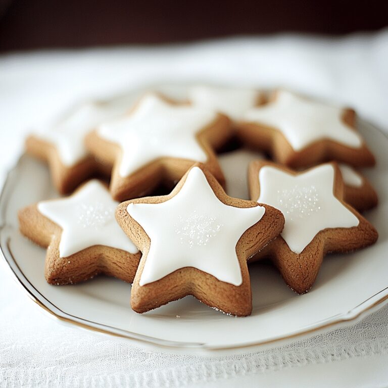 Festive Gingerbread Star Cookies Recipe