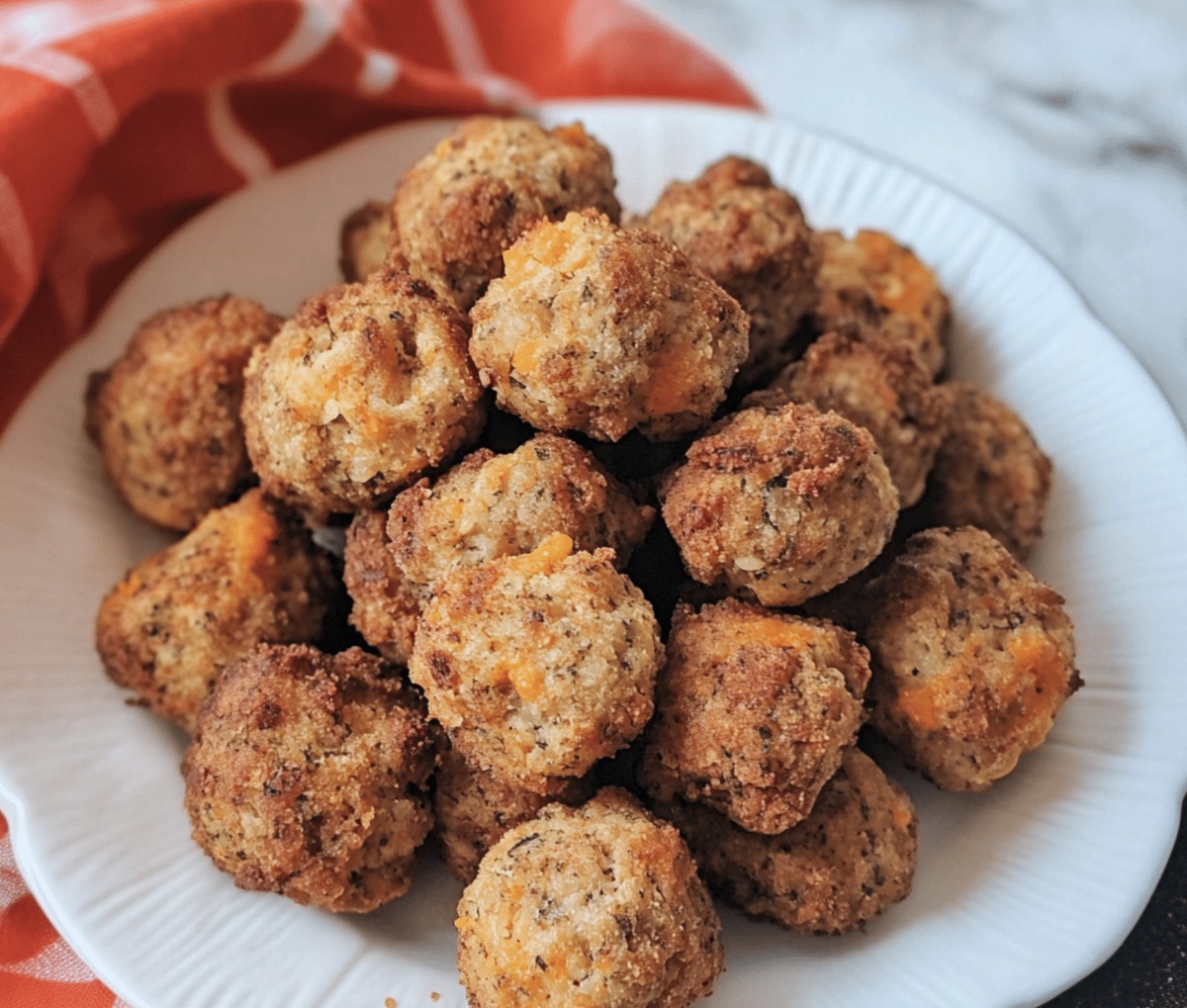 Cheesy Cheddar Bay Sausage Balls Recipe