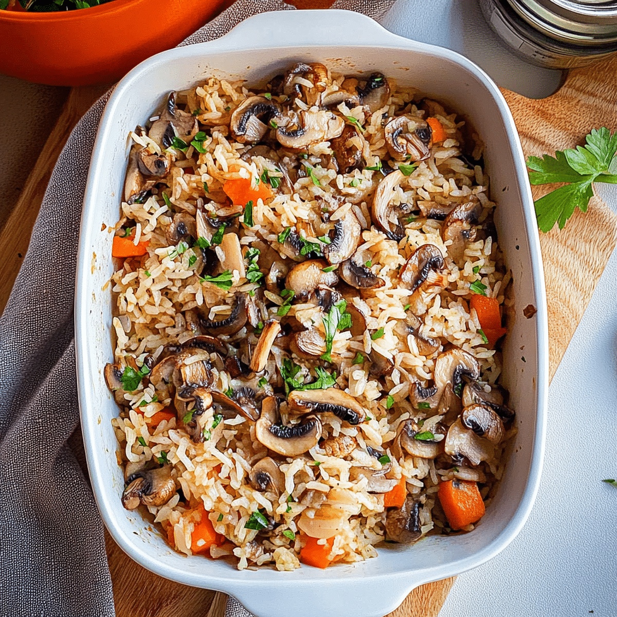 Hearty Mushroom Rice Recipe