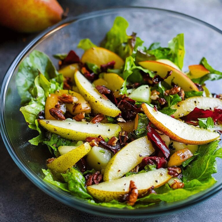 Crisp Pear Salad Recipe