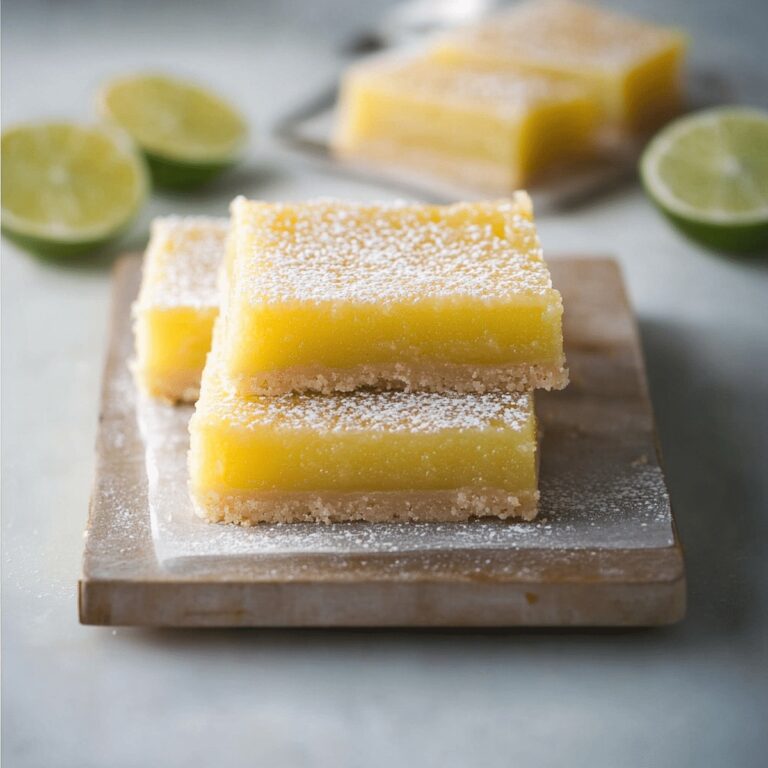 Tangy Key Lime Bars Recipe