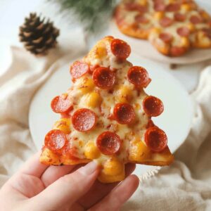 This Christmas Tree Pizza Is A Cute Christmas Dinner For Kids Recipe