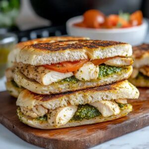 Mouthwatering Chicken Pesto Sandwich Recipe