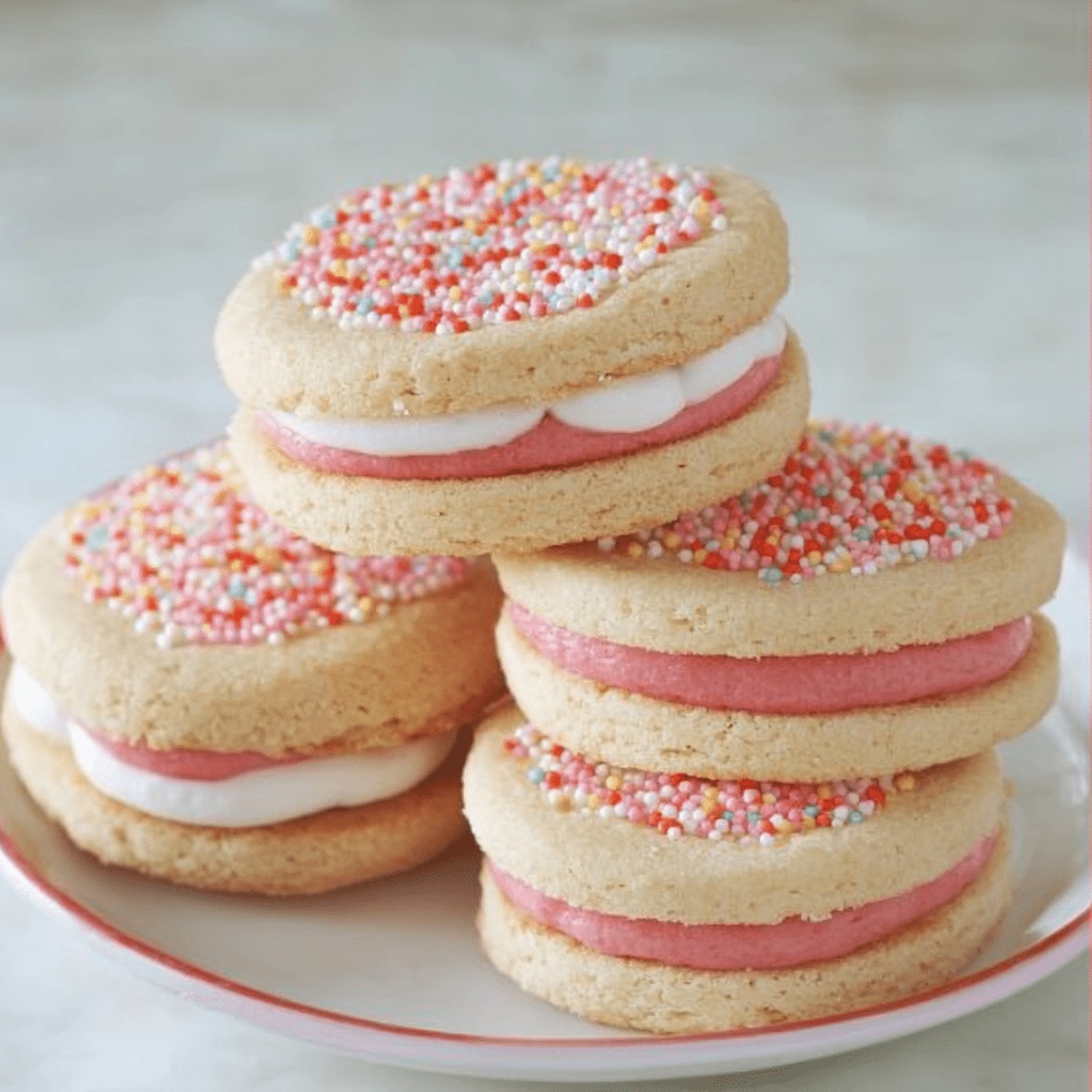 Sweet Sugar Cookie Sandwiches Recipe