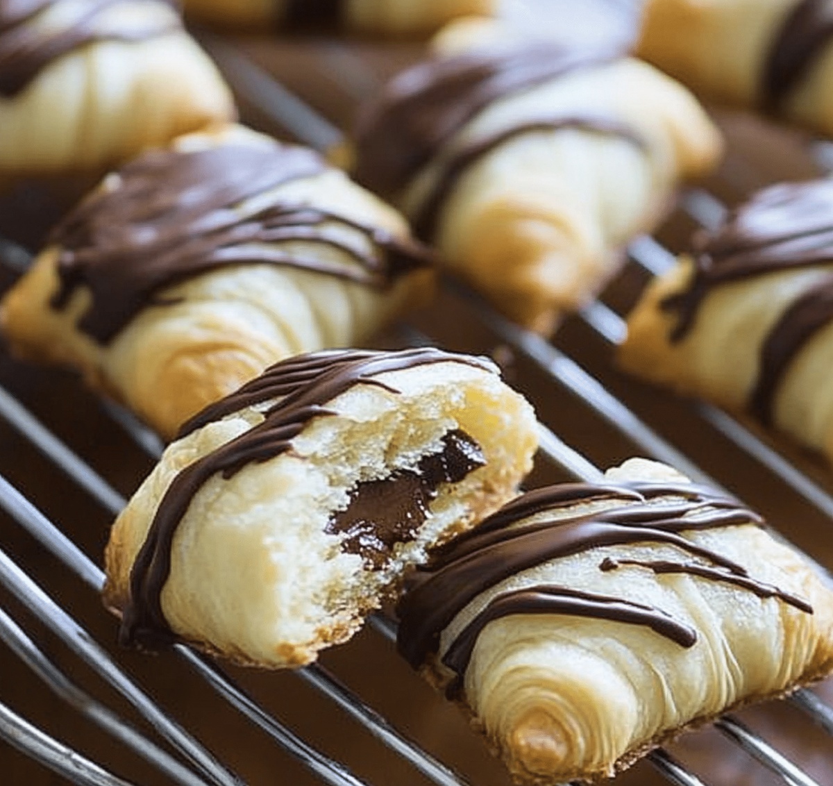 Buttery Chocolate Croissant Cookies Recipe
