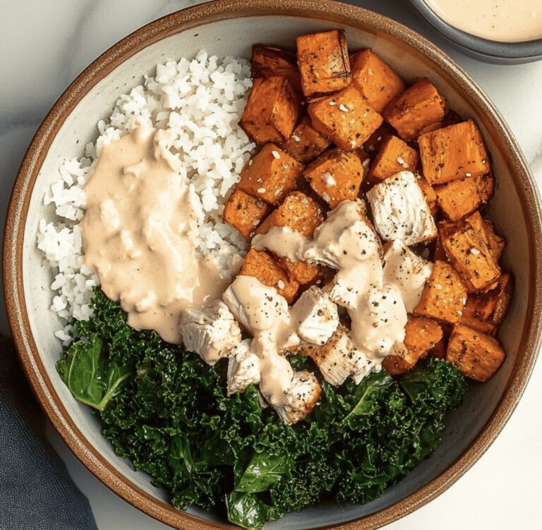 Hearty Roasted Sweet Potato, Chicken, Kale, And Rice Bowls For Two Recipe