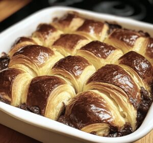 Heavenly Chocolate Croissant Breakfast Bake Recipe