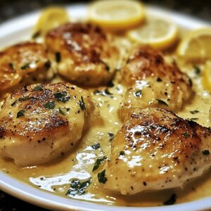 Tangy Creamy Lemon Garlic Chicken Recipe