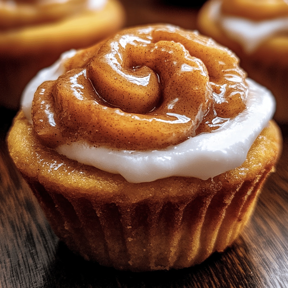 Pumpkin Pie Cinnamon Roll Cups Recipe