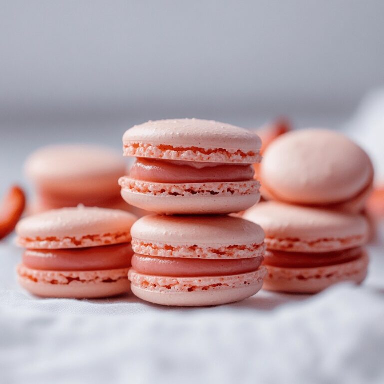 Elegant Strawberry Macarons Recipe