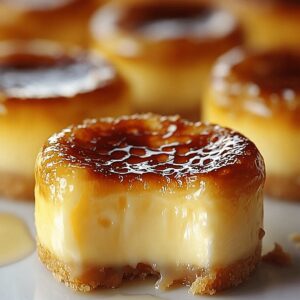 Sweet Mini Creme Brulee Cheesecakes Recipe