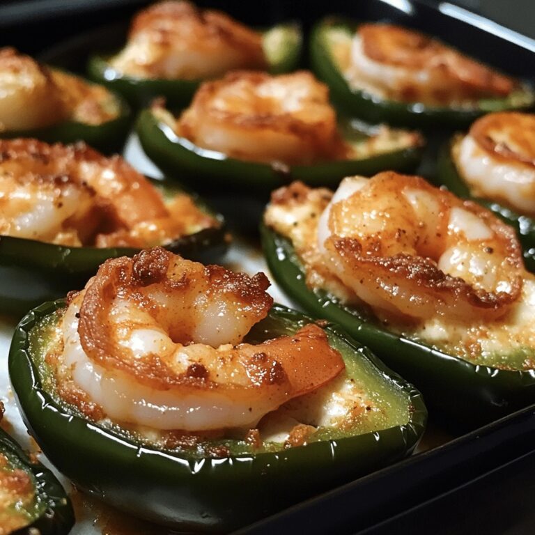 Fiery Cajun Shrimp Stuffed Jalapenos Recipe