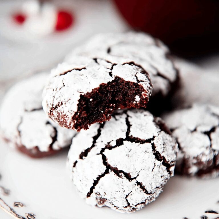 Chewy Chocolate Crinkle Cookies Recipe