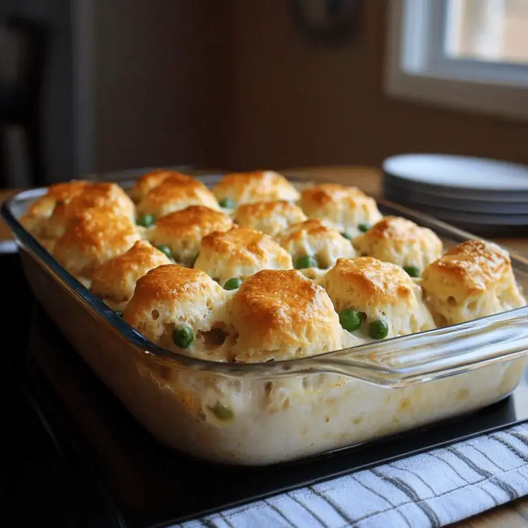 Chicken Bubble Biscuit Bake Casserole Recipe