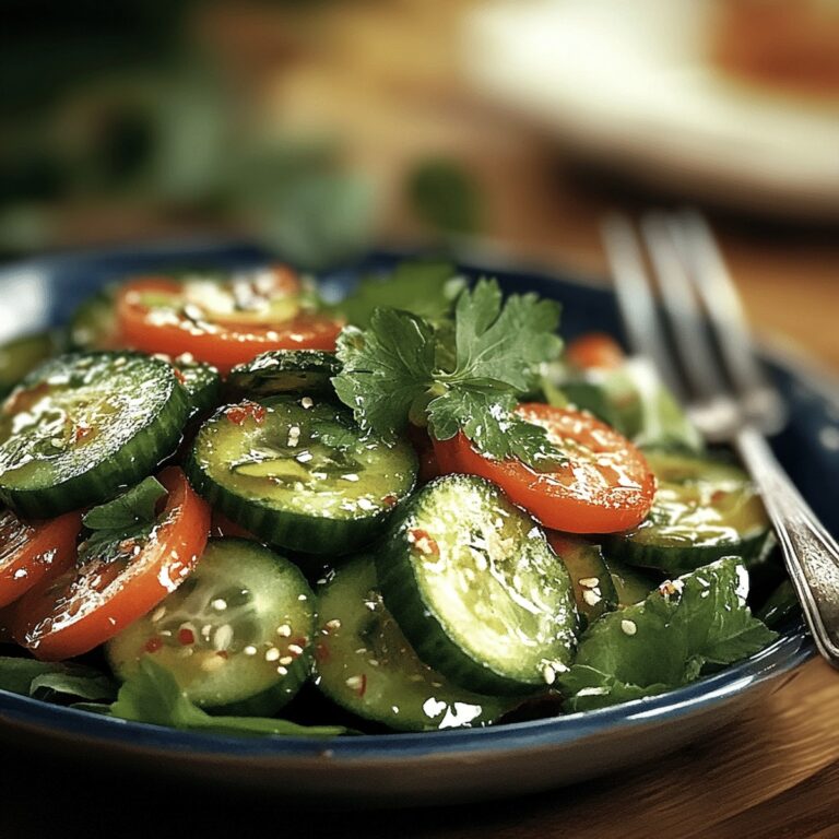 Fresh Cucumber Salad Recipe