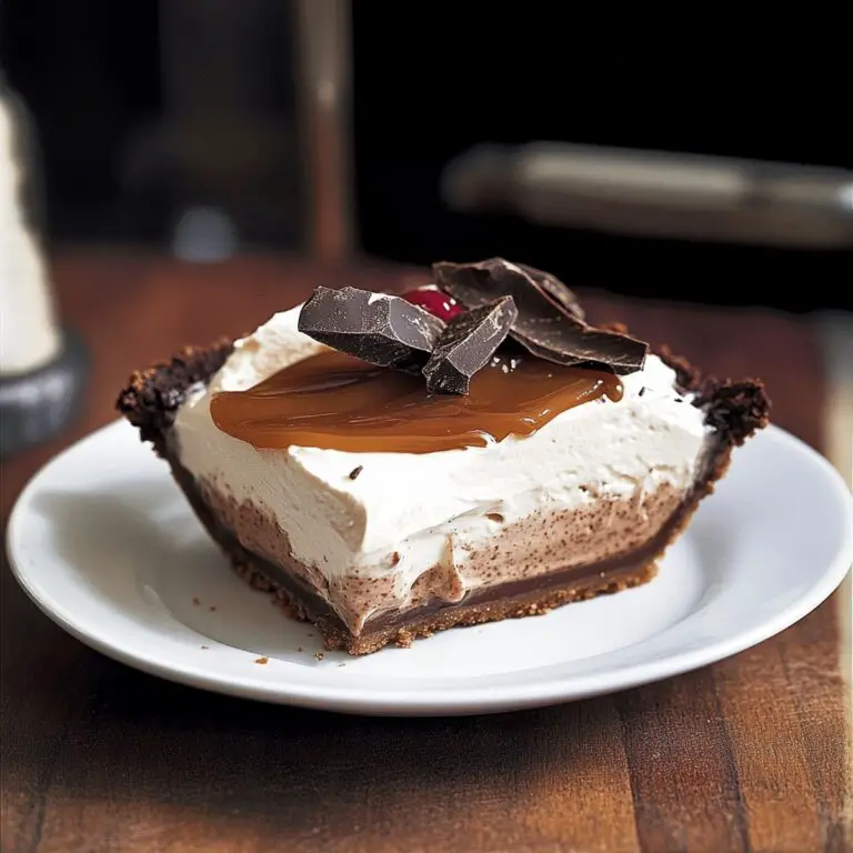 Silky Chocolate Caramel Cream Pie Recipe