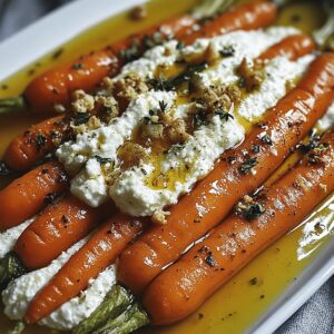 Roasted Carrots With Whipped Ricotta And Hot Honey Recipe