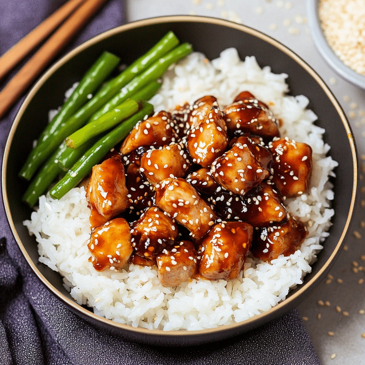 Healthy Sesame Chicken Recipe