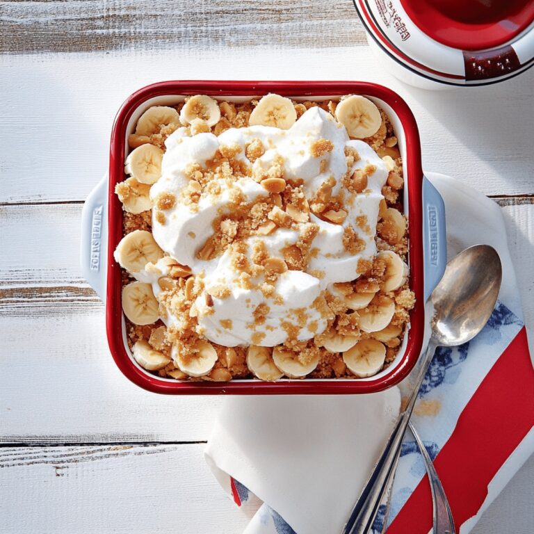 Silky Salty Peanut Banana Pudding Recipe